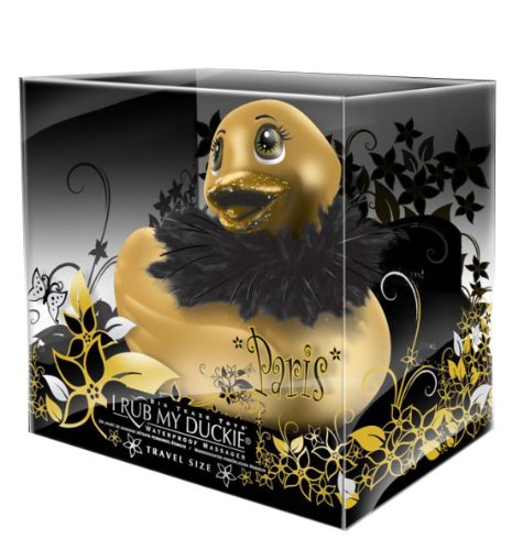 I Rub My Duckie | Paris, resestorlek (guldfärgad) Big Teaze Toys 1492
