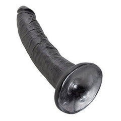 Dildo Cock, 7 tum, svart King Cock 12506