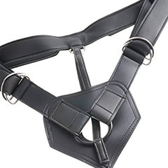 Harness strap-on med 6 tums kuk, hudfärgad King Cock NS7068