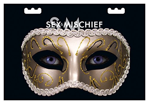 Grå maskeradmask Sex & Mischief SS10081