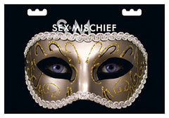 Grå maskeradmask Sex & Mischief SS10081