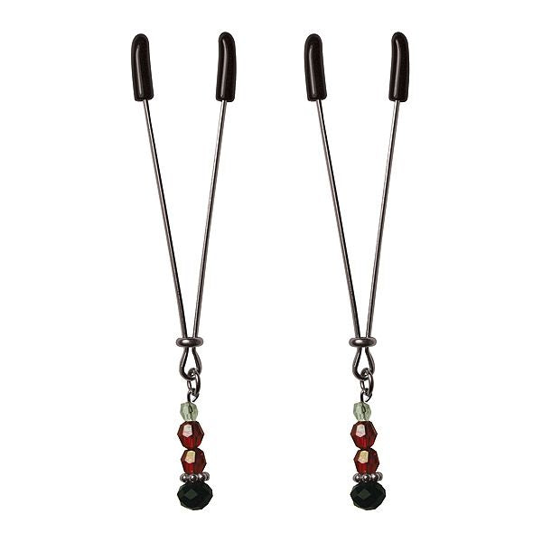 Vårtklämmor Ruby Black Sexperiments SS510-82
