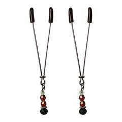 Vårtklämmor Ruby Black Sexperiments SS510-82