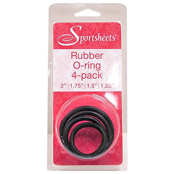 Penisringar O-Rings - set (4 olika storlekar) Sportsheets SS694-01