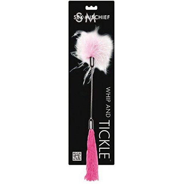 Kittlingspiska Rosa & Vit Sex & Mischief SS76025