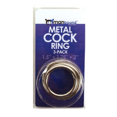 Metallpenisring (3 St) Manbound SS950-18