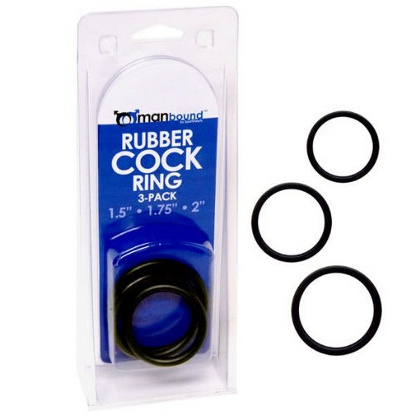Gummipenisring (3 St) Manbound SS950-90