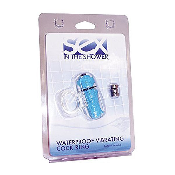 Vattentär vibrerande penisring Sex In The Shower SS960-34
