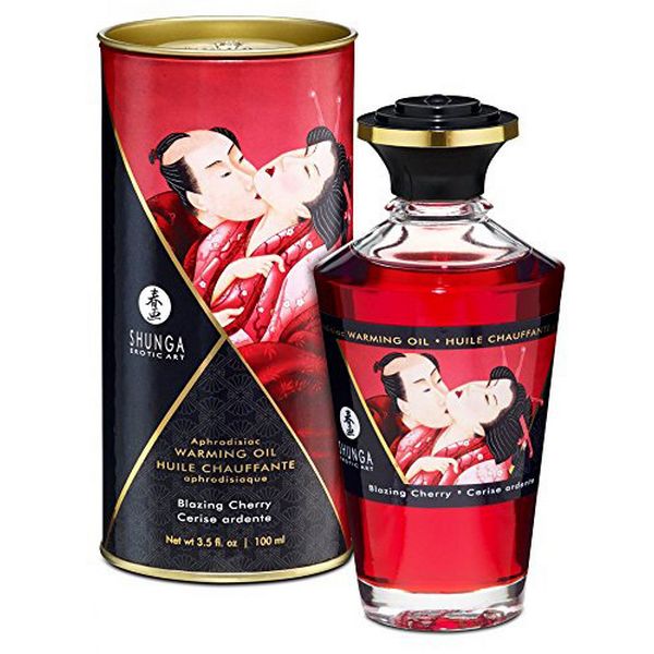 Olja med värmande verkan – körsbär (100 ml) Shunga 22002