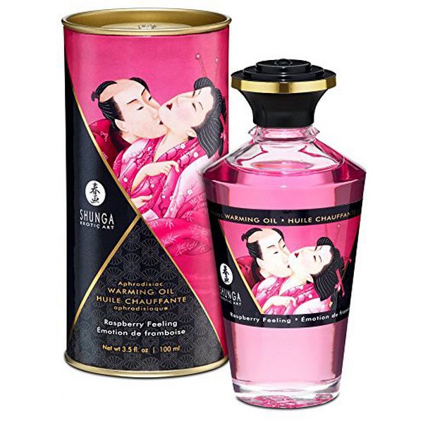 Olja med värmande verkan – jordgubb (100 ml) Shunga 22019