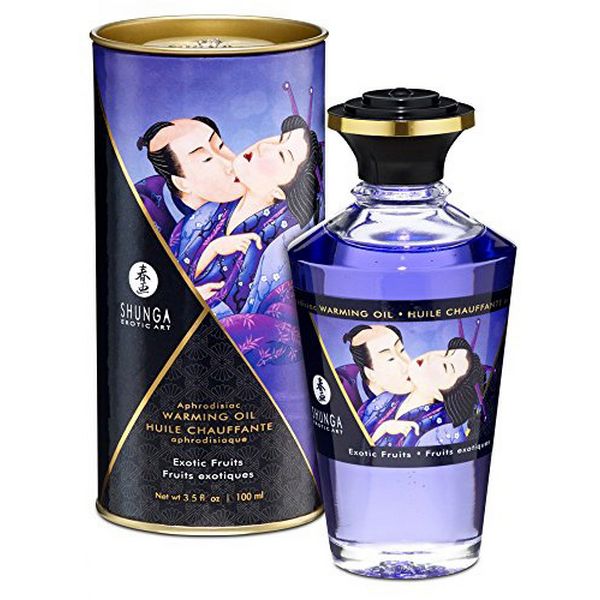 Olja med värmande verkan – exotiska frukter (100 ml) Shunga 22026