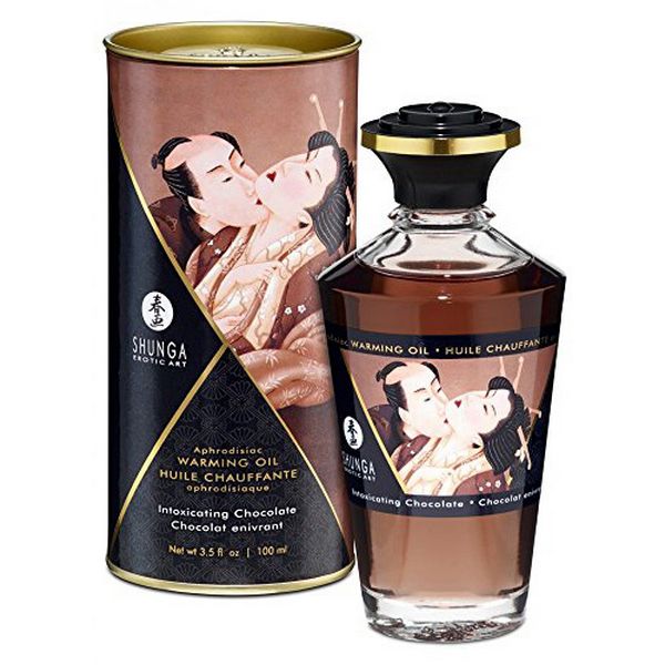 Olja med värmande verkan – choklad (100 ml) Shunga 22095