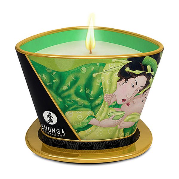 Massageljus med grönt te-arom 170 ml 170 ml Shunga 5117