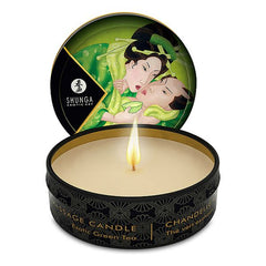 Massageljus med grönt te-arom 30 ml Shunga 6114
