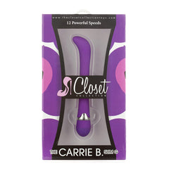 Carrie B Slim G Vibrator Lila Closet Collection 390034