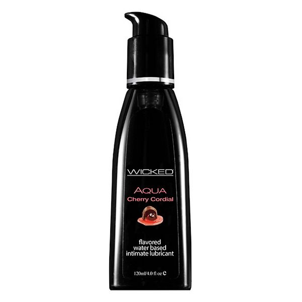 Aqua Körsbärshjärta Vattenbaserat Glidmedel 120 ml Wicked 3546