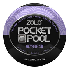 Masturberingsapparat Pocket Pool Rack Em Zolo ZOLOPPRE