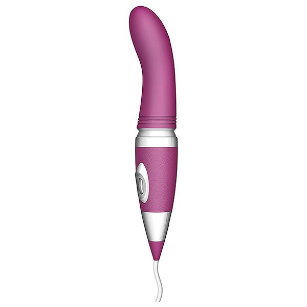 Eldriven krökt vibratorstav Wand Plus Bodywand 79925