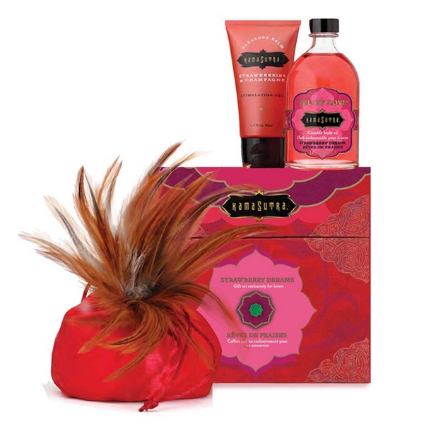 Treasure Trove Strawberry Kama Sutra 88300 (4 pcs)