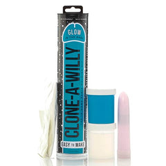 Glow in the Dark Blå Clone A Willy CWGDBLU