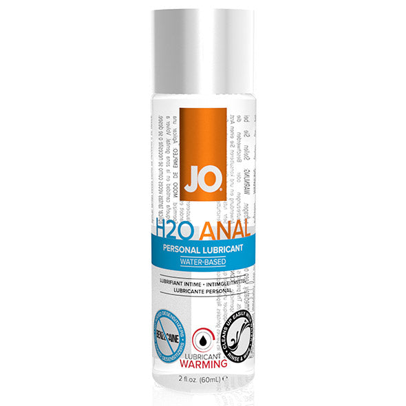 Analt glidmedel H2O, värmande 60 ml System Jo SJ40109