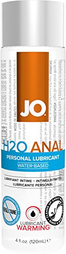 Analt glidmedel H2O, värmande 120 ml System Jo 40110