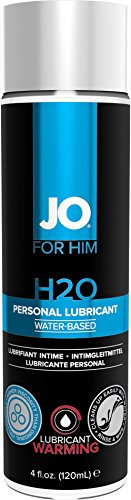 Glidmedel H2O för män, värmande 120 ml System Jo 40379