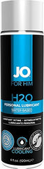 Glidmedel H2O för män, värmande 120 ml System Jo 40381