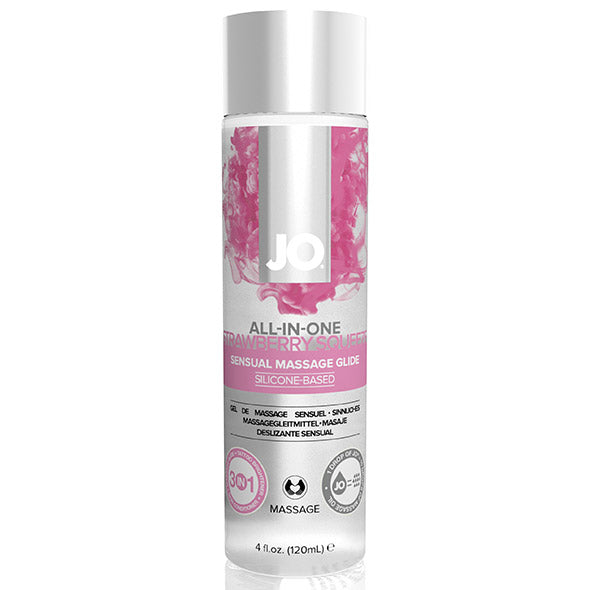 Massageglidmedel, jordgubb 120 ml System Jo SJ40438