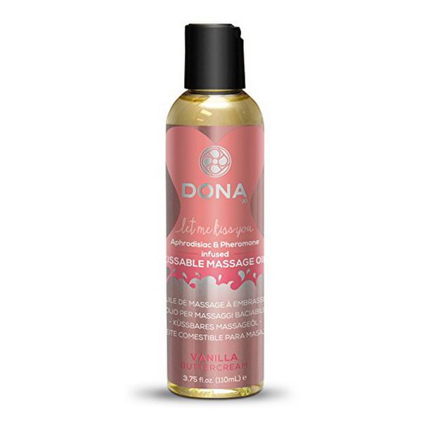 Kyssbar Massageolja Vaniljsmörskräm 125 ml Dona 5383