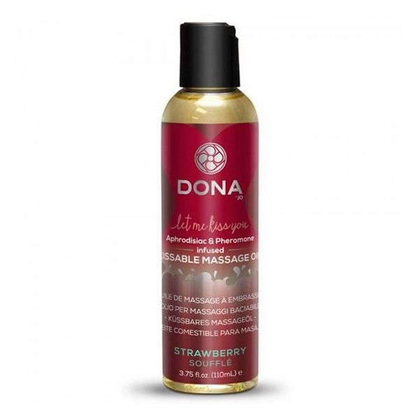 Kyssbar Massageolja Jordgubbssoufflé 125 ml Dona 5390