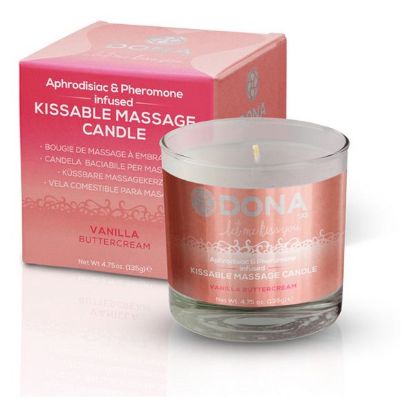 Kyssbar Massageolja Vaniljsmörskräm 225 ml Dona 5673