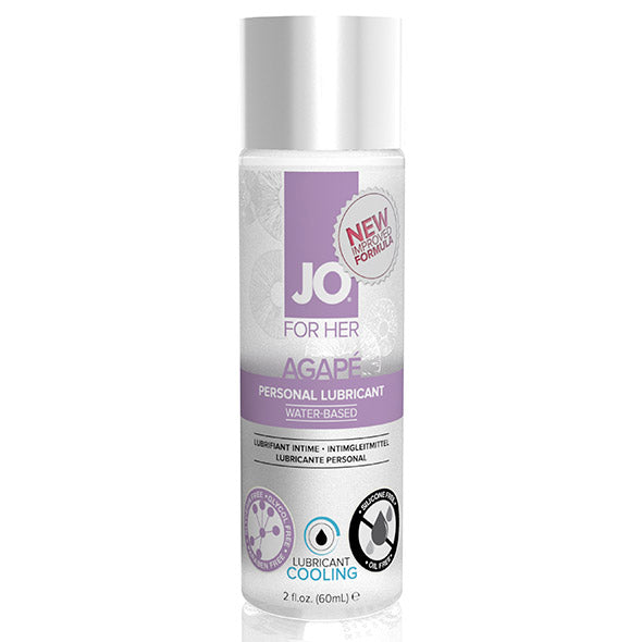 Svalkande glidmedel Agape för kvinnor 60 ml System Jo 263
