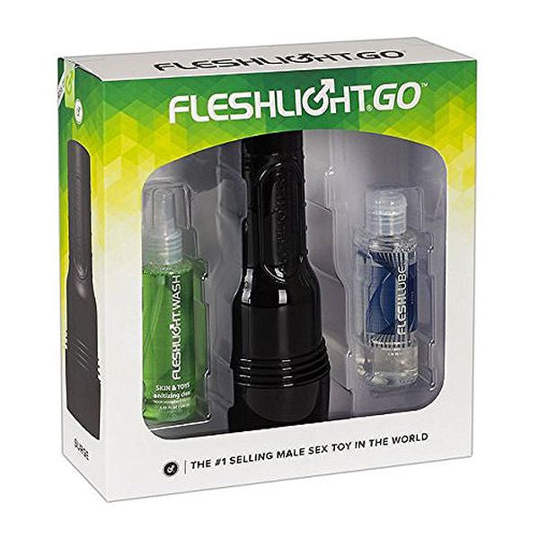 Masturberingsapparat GO Surge, värdepaket Fleshlight 19815