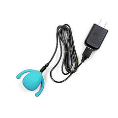 Hands-Free-vibrator EVA, aquablå Dame Products E26270