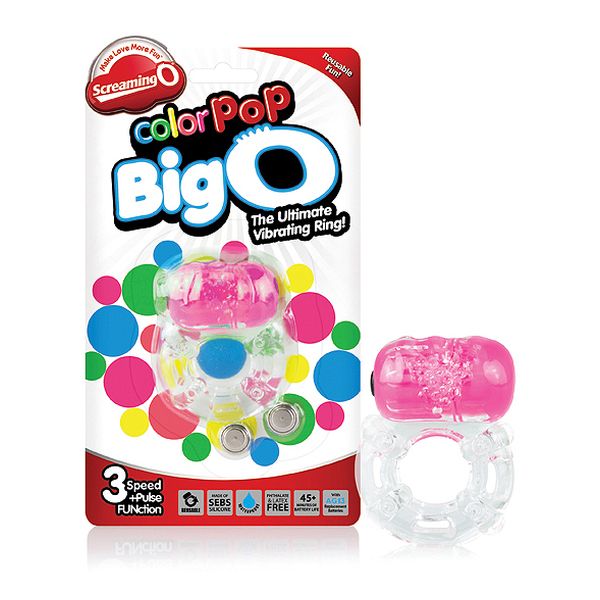 Ringvibrator Color Pop Big O, rosa The Screaming O SCCPBO