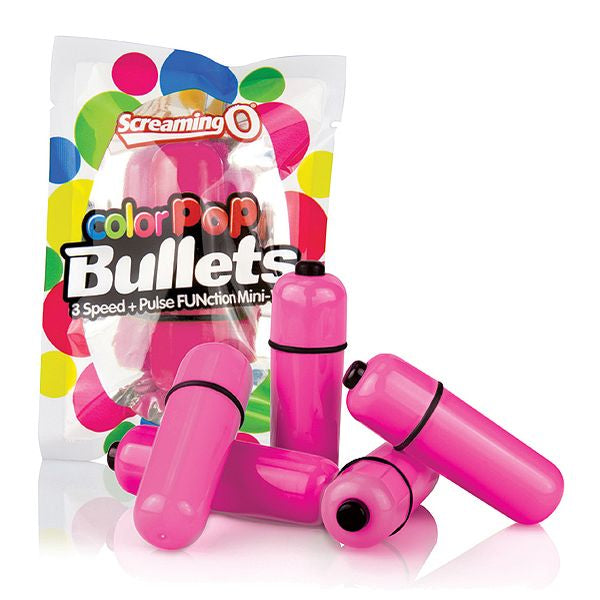 Patronvibrator Color Pop Bullets Pink The Screaming O SCCPBULPK