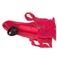 Vibratortrosa med fjärrkontroll Panty Vibe, röd The Screaming O SCPNTY-R-110