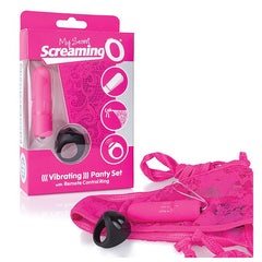 Vibratortrosa med fjärrkontroll Panty Vibe, rosa The Screaming O SCPNTY-PK-110