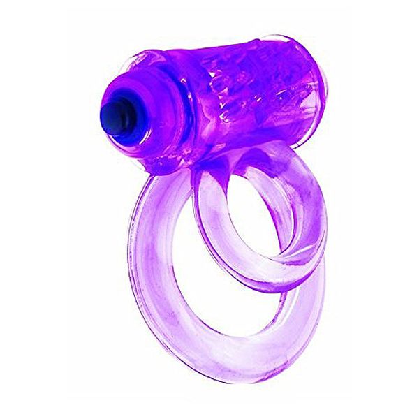 Ringvibrator DoubleO 6, mörklila The Screaming O DBL06-PU-101