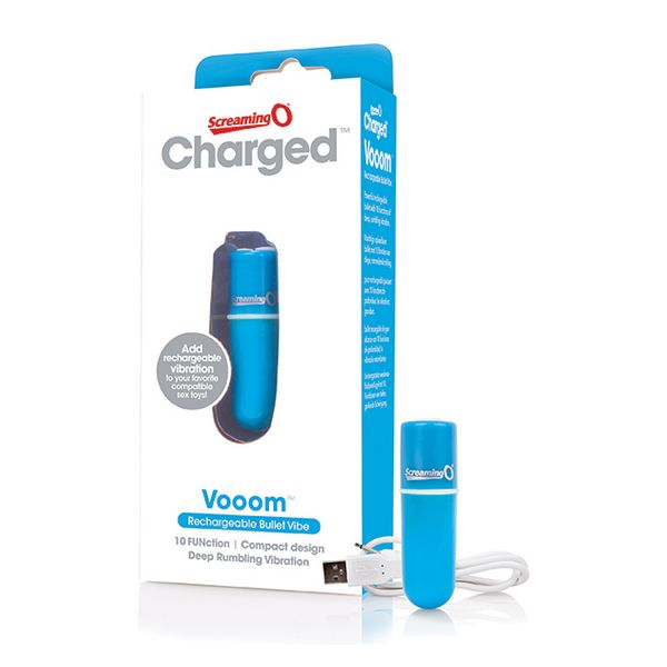 Charged Vooom Klitorisvibrator Blå The Screaming O 12389