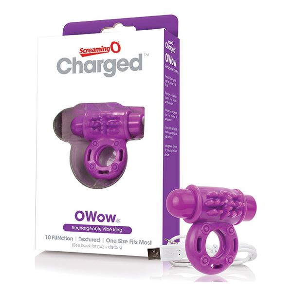 Charged OWow Penisring Lila The Screaming O 12426