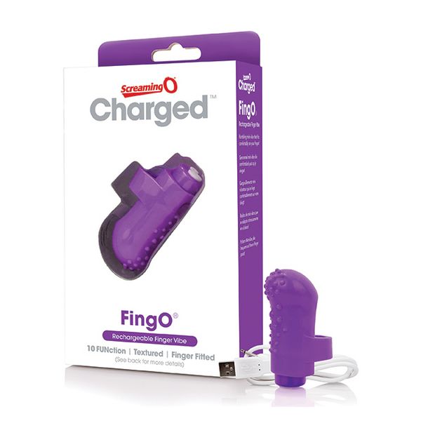 Charged FingO Fingervibrator Lila The Screaming O 12457
