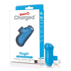 Charged FingO Fingervibrator Blå The Screaming O 12464