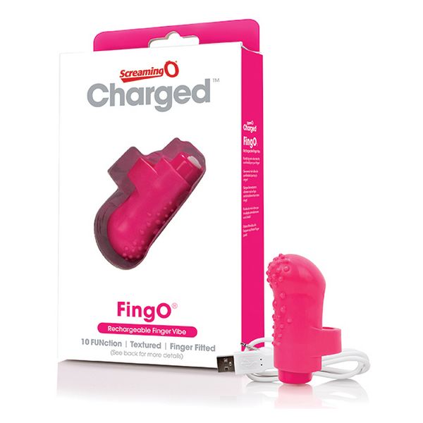 Charged FingO Fingervibrator Rosa The Screaming O 12471