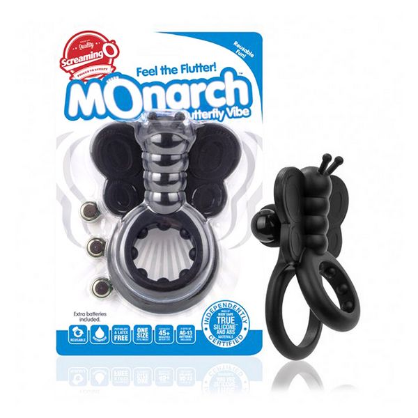 Monarch Fjärilsvibrator Svart The Screaming O SCMONBL