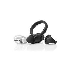 Uppladdningsbart fjärrstyrt kit Bullet and Ring for Him, svart The Screaming O 12860