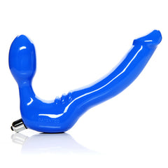 Bandlös strap-on Feeldoe Slim, blå Tantus F9812