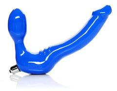 Bandlös strap-on Feeldoe Slim, blå Tantus F9812