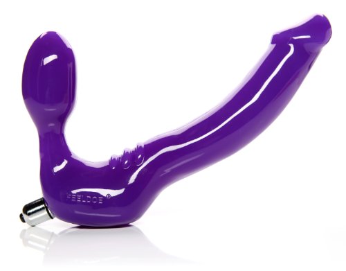 Bandlös strap-on Feeldoe, mörklila Tantus F9911